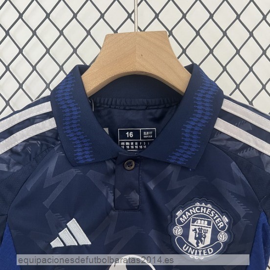 Nuevo 2ª Conjunto De Niños Manchester United 24/25 Azul Baratas